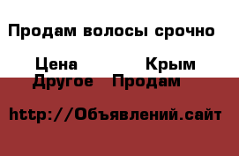 Продам волосы срочно › Цена ­ 4 000 - Крым Другое » Продам   